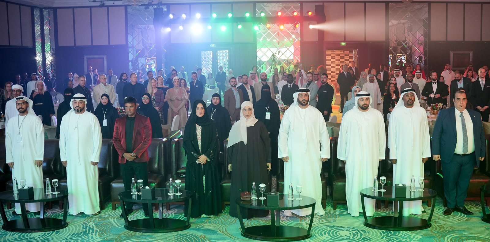Stage and audience at the public service awards gala in Dubai 2027