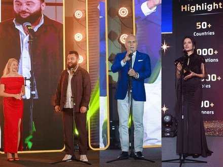 Closing moments of the government awards ceremony in Dubai